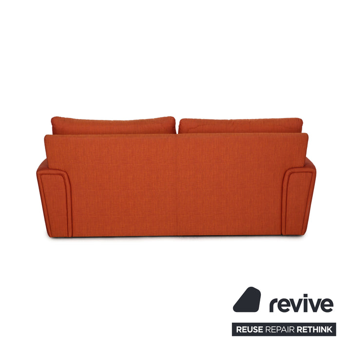 Frommholz Stoff Sofa Orange Zweisitzer Couch Funktion