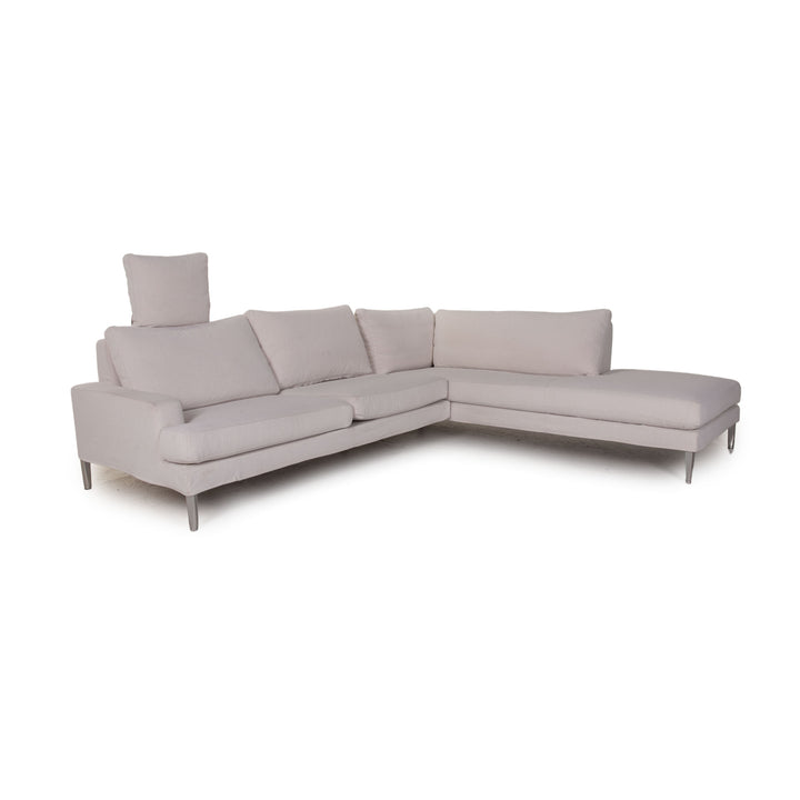 FSM Clarus Stoff Sofa Creme Ecksofa Couch