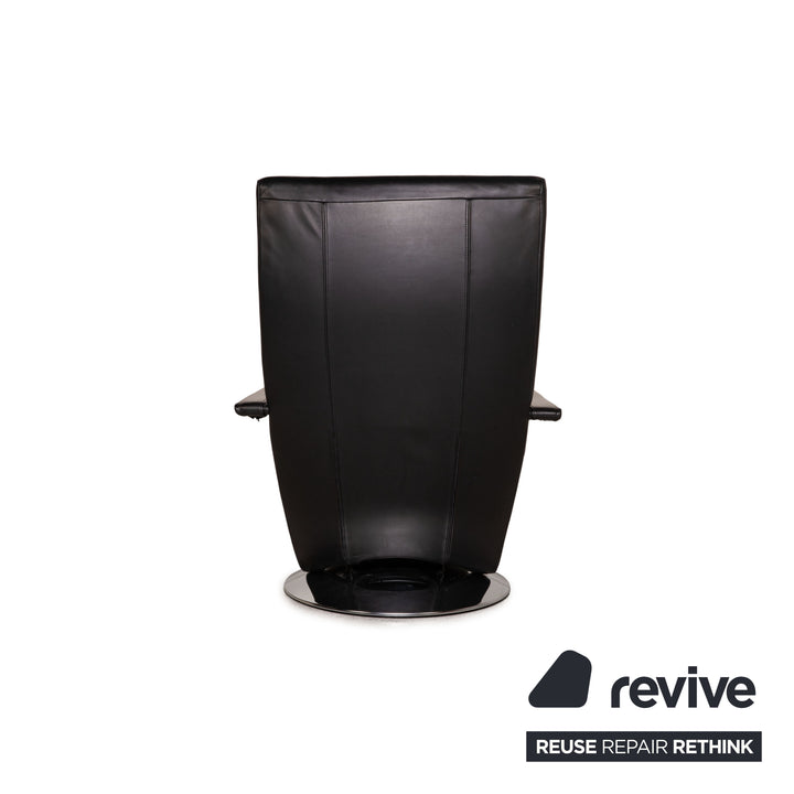 FSM Evolo Leder Sessel Schwarz Funktion Relaxfunktion