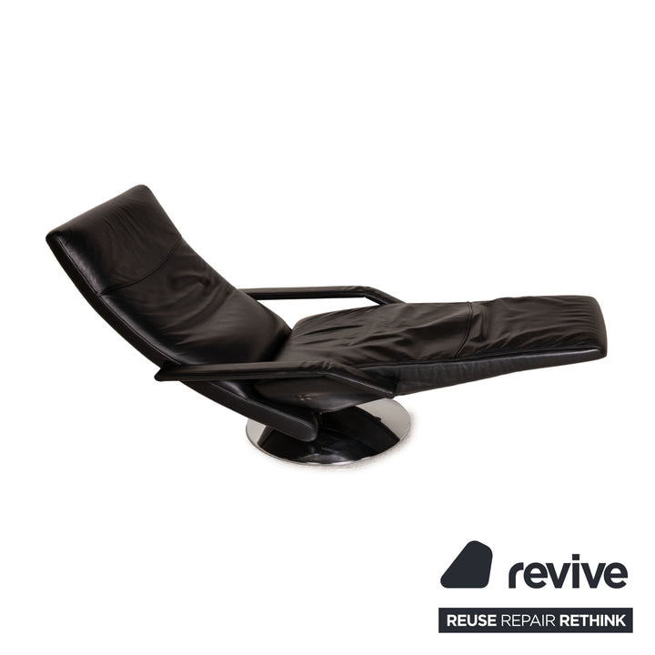 FSM Evolo Leder Sessel Schwarz Funktion Relaxfunktion