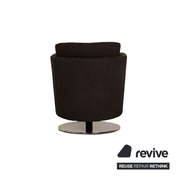 FSM JUST fabric armchair gray brown dark brown function relax function
