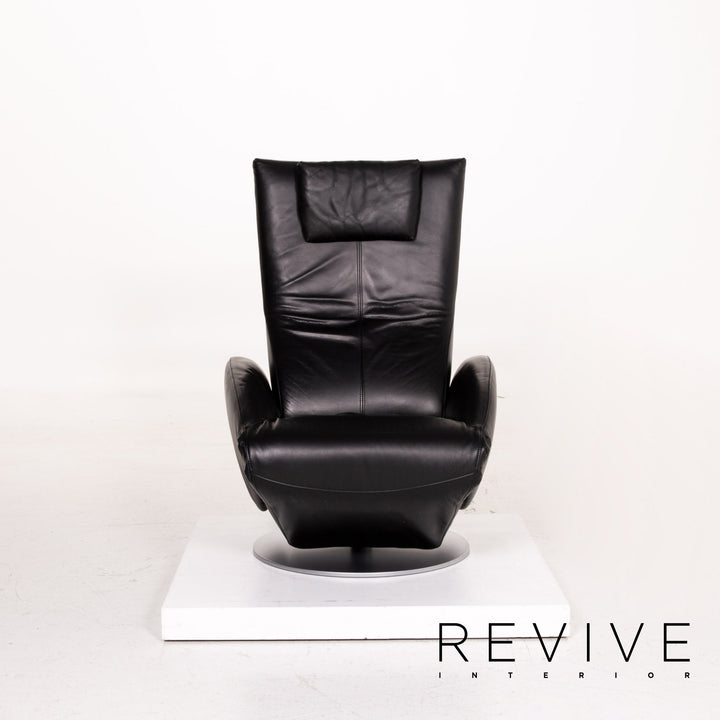 FSM Mate Leather Armchair Black Electrical Function Relaxation Function Relaxation Armchair #14704