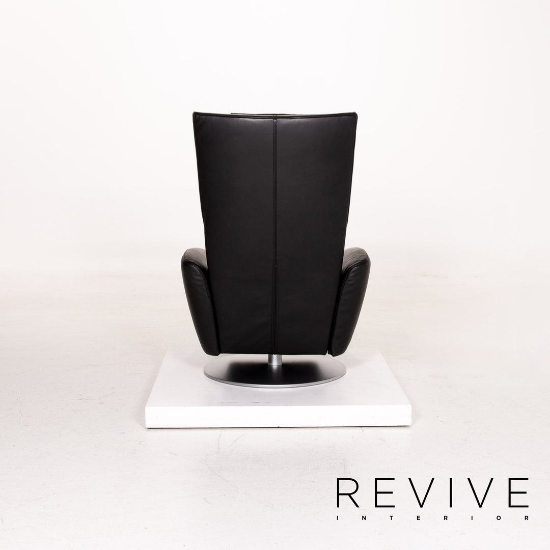 FSM Mate Leather Armchair Black Electrical Function Relaxation Function Relaxation Armchair #14704