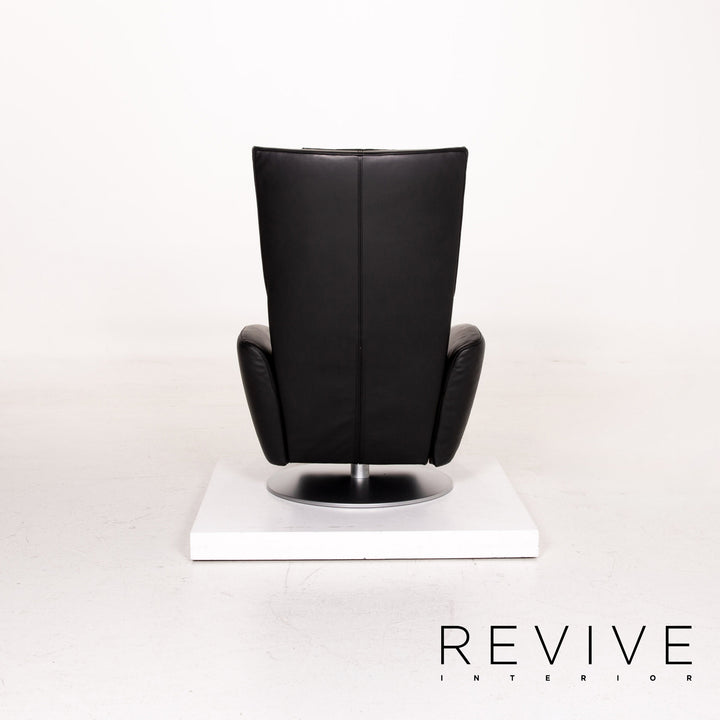 FSM Mate Leather Armchair Black Electrical Function Relaxation Function Relaxation Armchair #14704