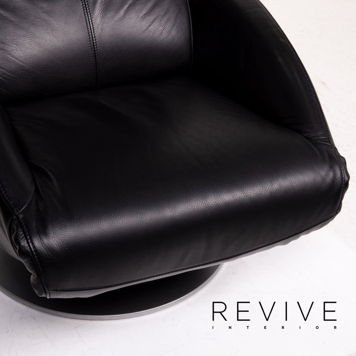 FSM Mate Leather Armchair Black Electrical Function Relaxation Function Relaxation Armchair #14704
