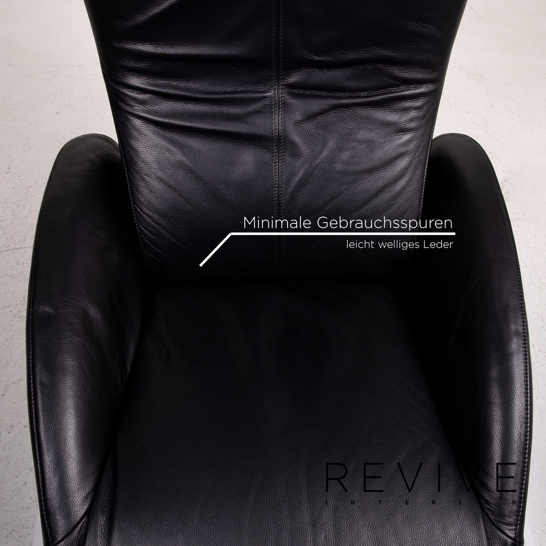FSM Mate Leather Armchair Black Electrical Function Relaxation Function Relaxation Armchair #14704
