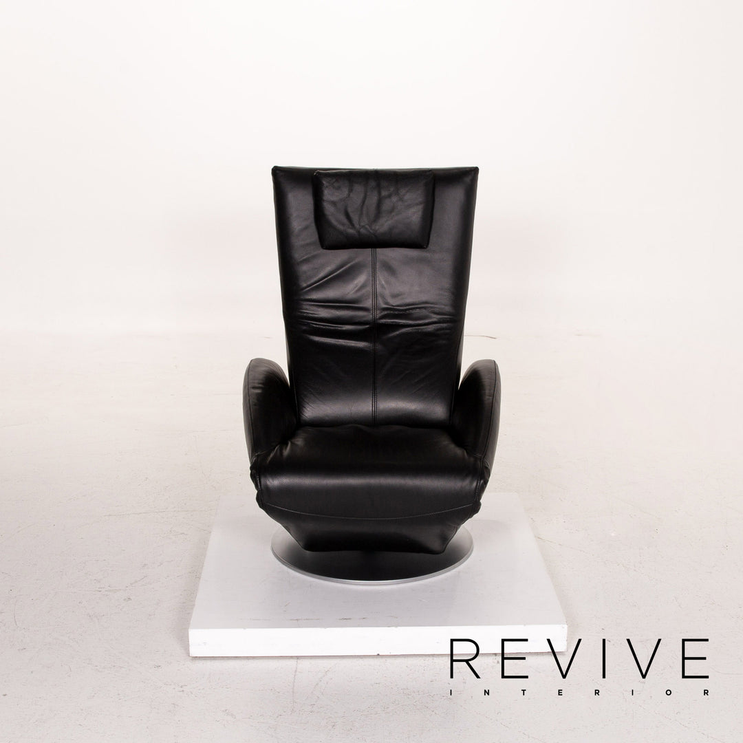 FSM Mate Leather Armchair Black Electrical Function Relaxation Function Relaxation Armchair #14704