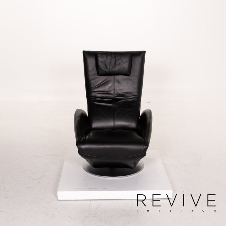 FSM Mate Leather Armchair Black Electrical Function Relaxation Function Relaxation Armchair #14704