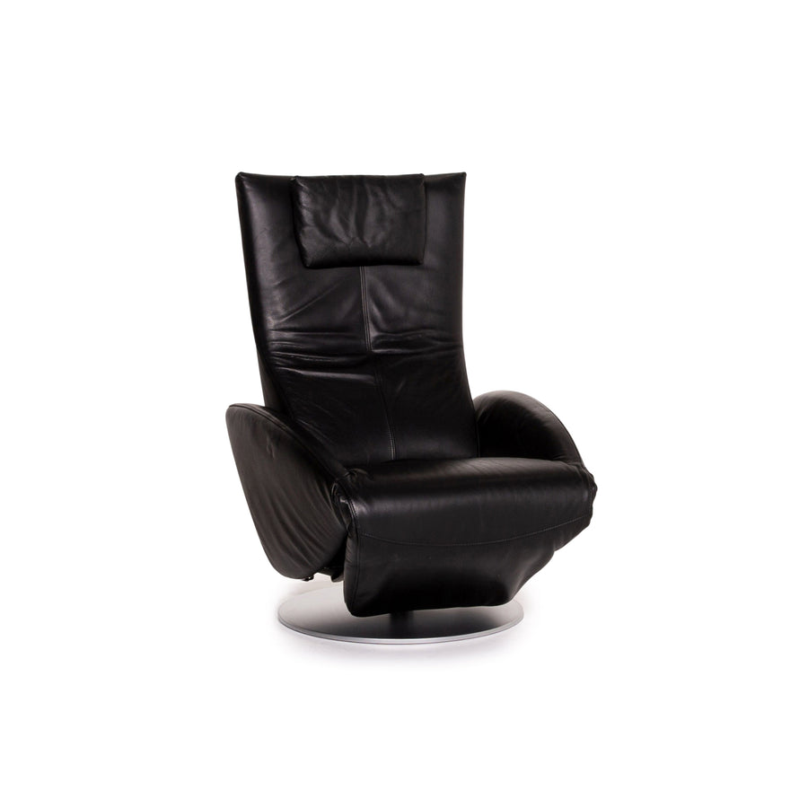 FSM Mate Leather Armchair Black Electrical Function Relaxation Function Relaxation Armchair #14704