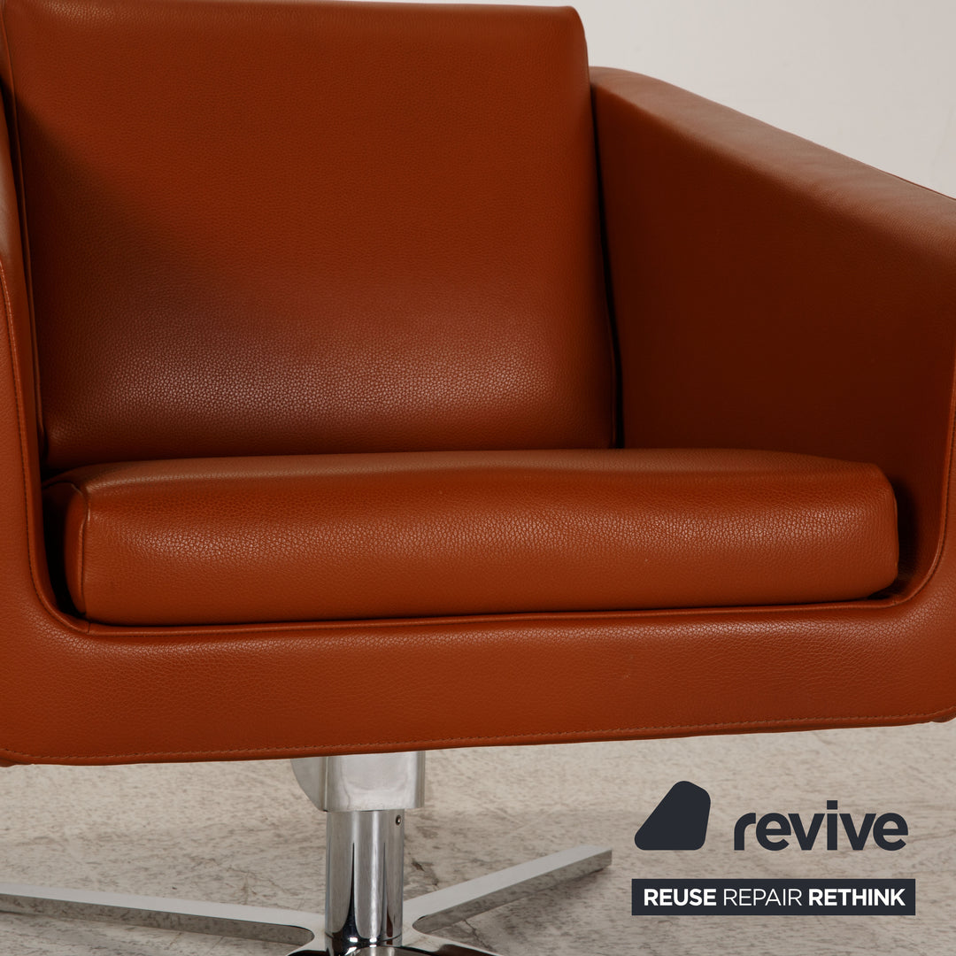 FSM Pavo Leder Sessel Cognac Funktion