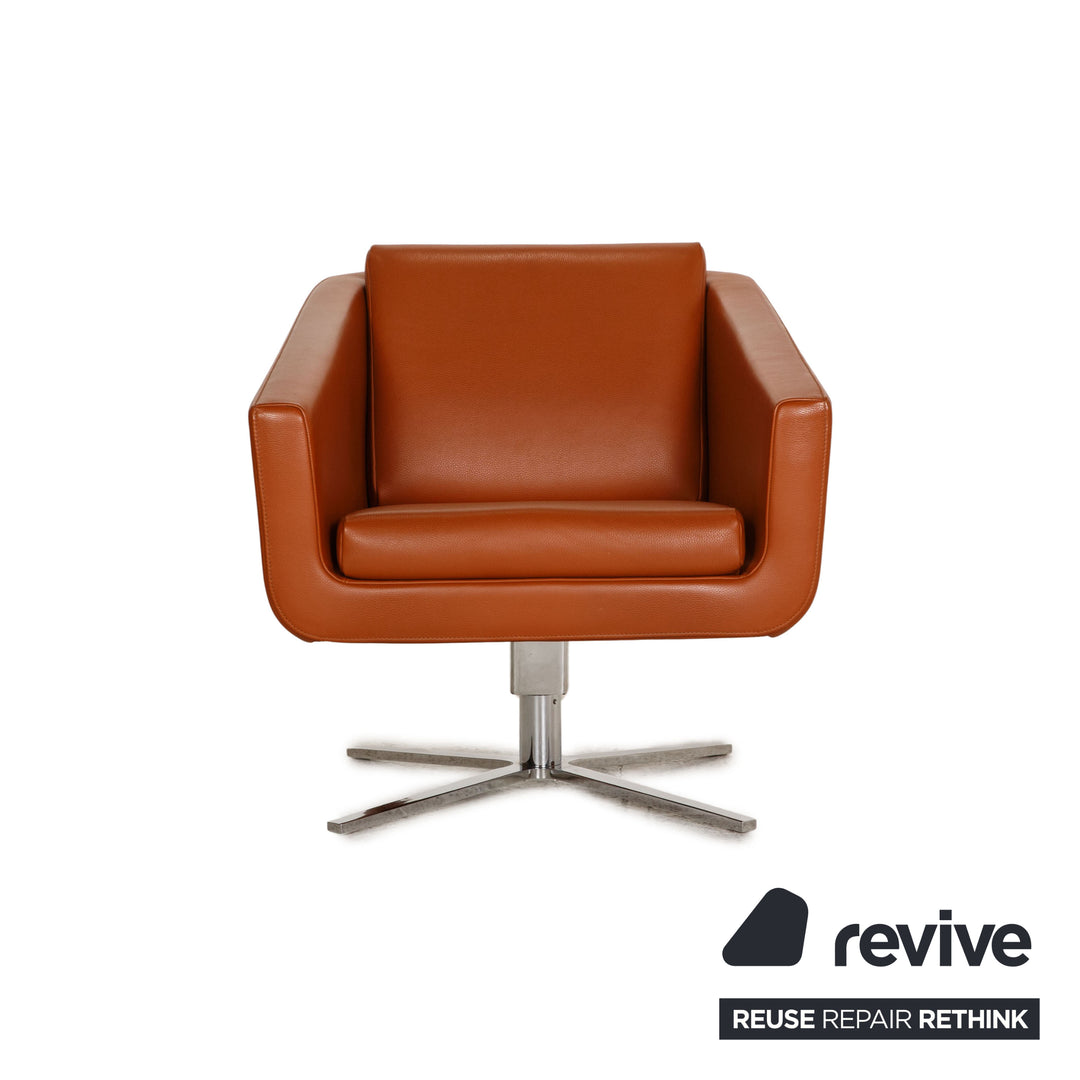 FSM Pavo Leder Sessel Cognac Funktion
