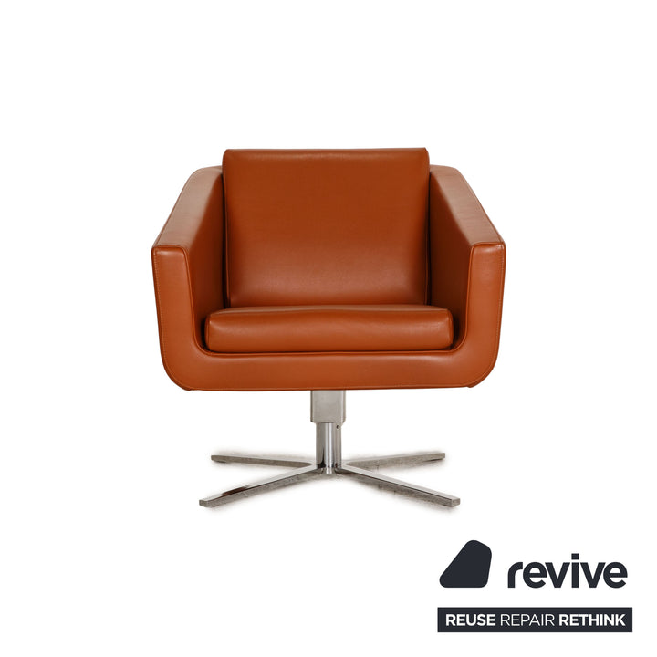 FSM Pavo Leder Sessel Cognac Funktion