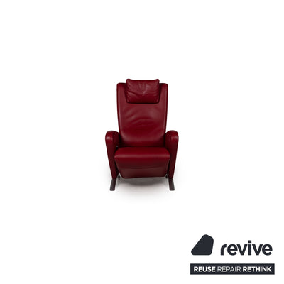 FSM Picco Leder Sessel Rot Funktion Relaxfunktion