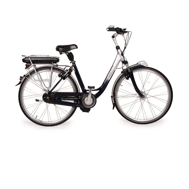 Gazelle Arroyo C7+ 2015 Metall Fahrrad Blau E-Trekking Bike Silber
