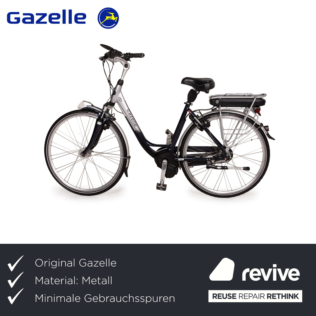 gazelle e bike damen arroyo Gazelle E-Trekking Bike ARROYO C7+ 2015 Blau Metall - 2. Hand