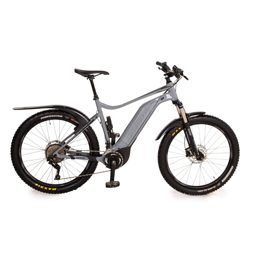 Giant E-Mountainbike Fathom E+2 2020 Grau Aluminium Hand