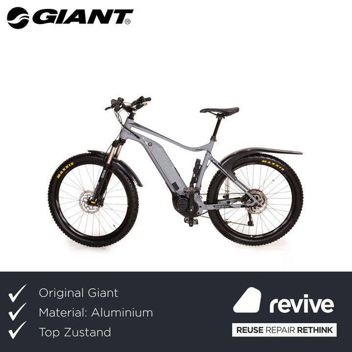 Giant Fathom E+2 2020 Electric Mountain Bike Gray RH XL Bicycle Hardtail Bike