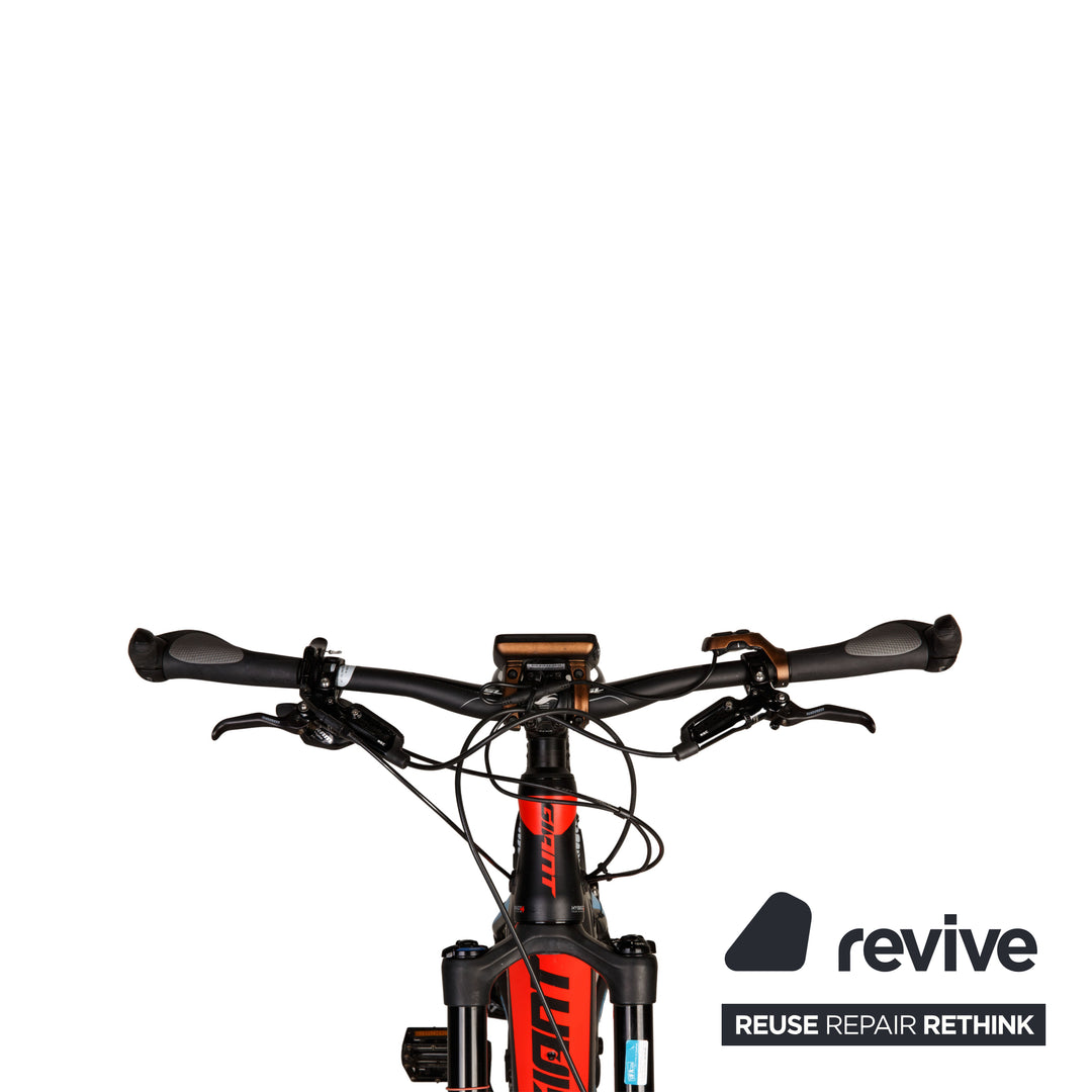 Giant FULL-E+ 0 SX 2017 Aluminum Bicycle Black E-Mountain Bike Blue Red Fully RH S