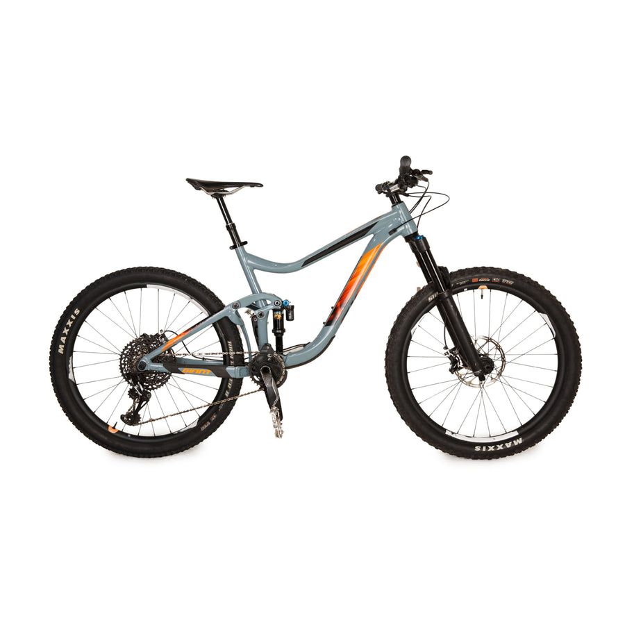 Giant Reign 1.5 Ltd 2018 Aluminum Mountain Bike Gray Orange RG L Bicycle Fully