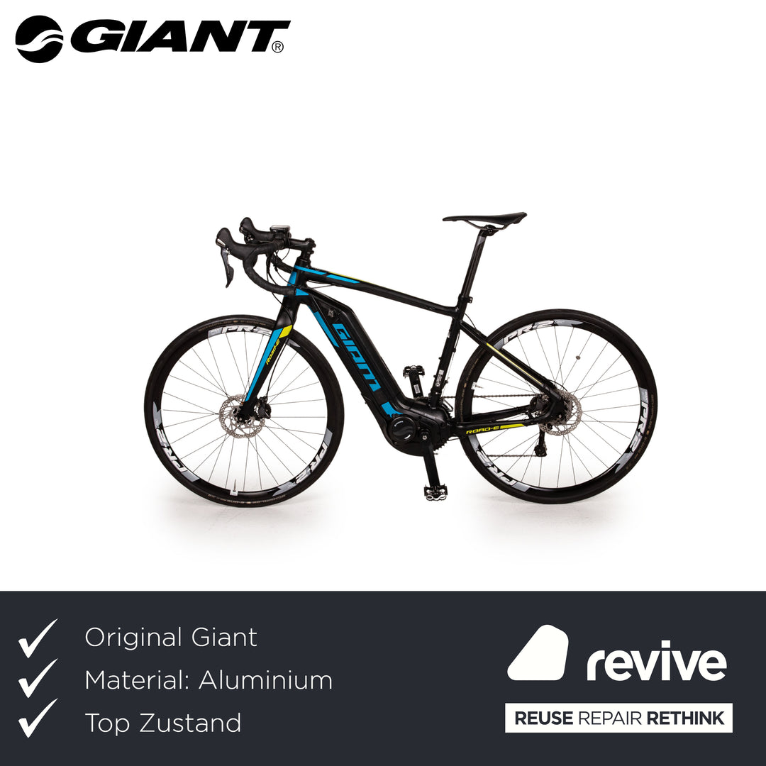 giant e rennrad Giant E-Rennrad Road E+-1 2017 Schwarz Aluminium - 2. Hand