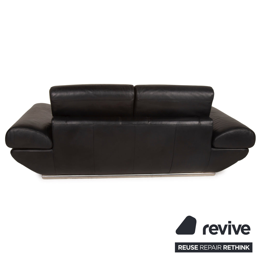 Gio Mano leather sofa black two seater function