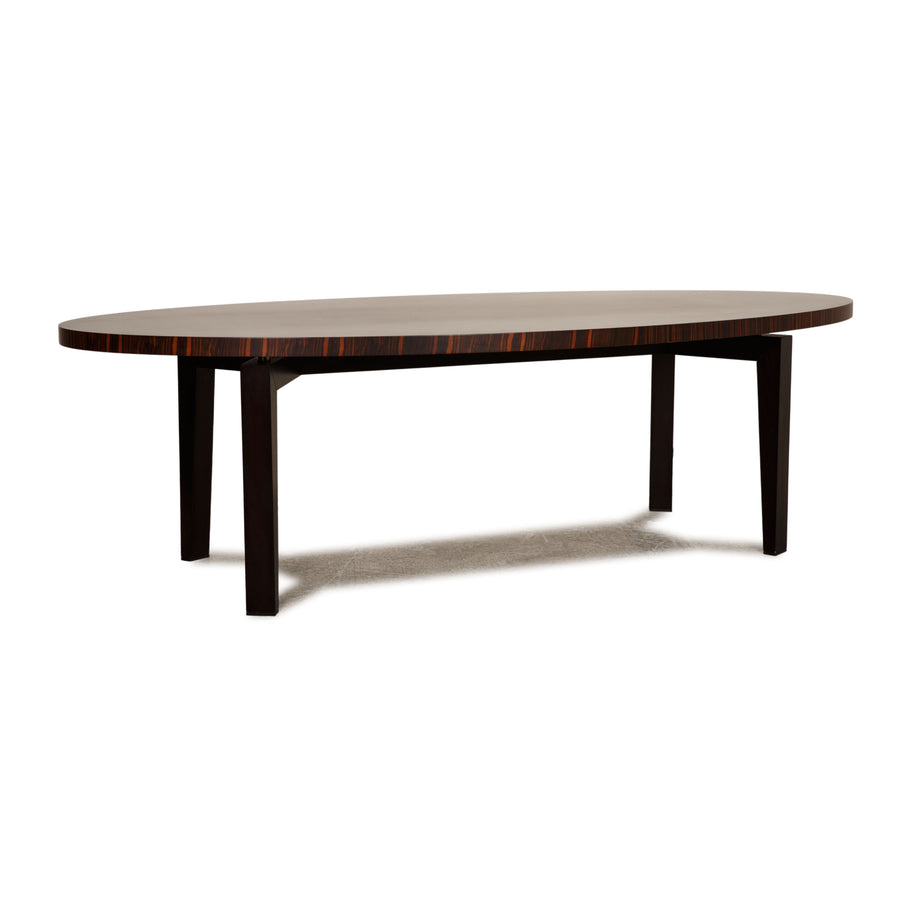 Giorgetti wood dining table brown walnut table (veneered) 249 x 123cm
