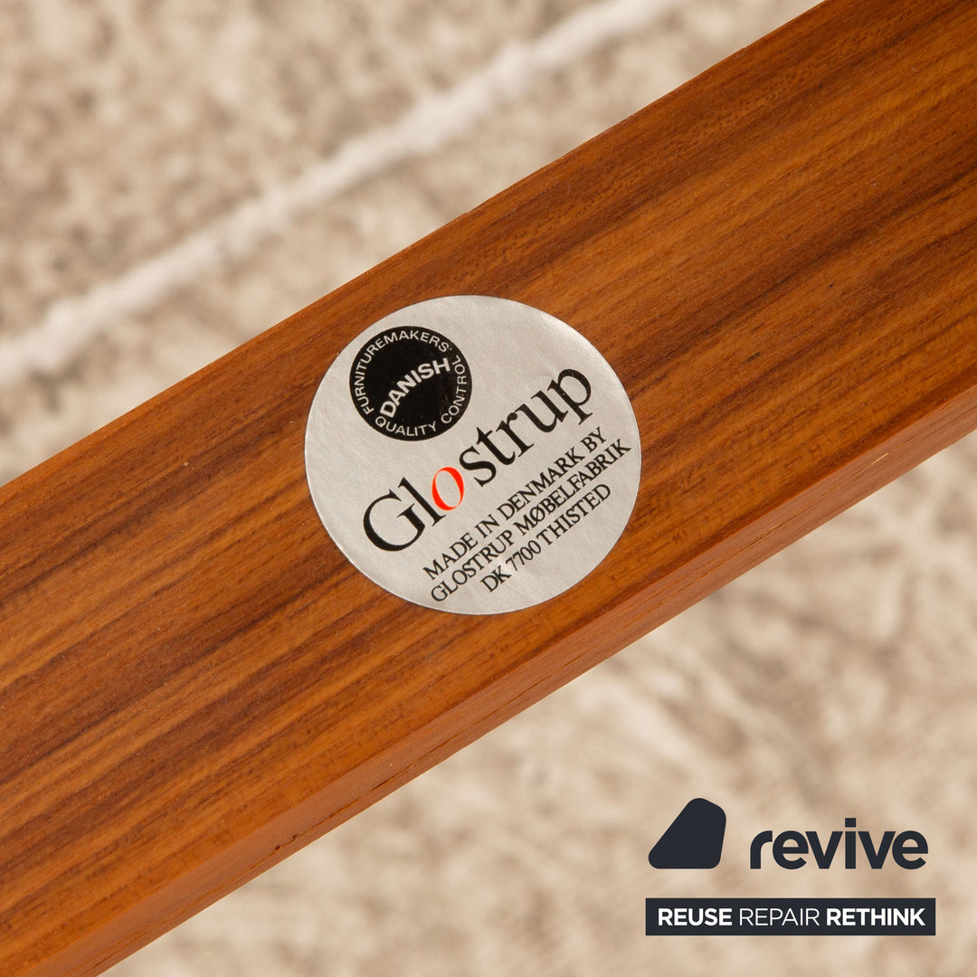 Glostrup Holz Esstisch Teak Braun Ausziehfunktion Vintage Danish Design 125/209 x 75x 90 cm