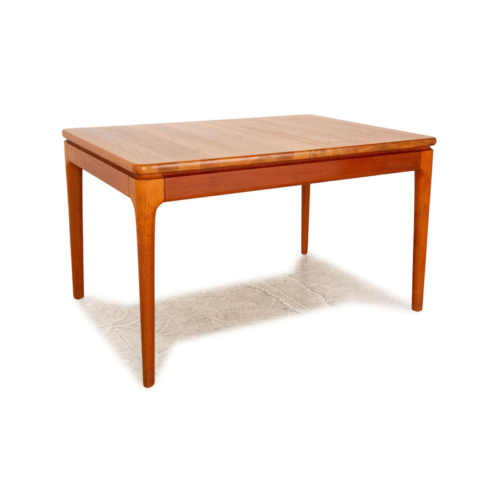 Glostrup Holz Esstisch Teak Braun Ausziehfunktion Vintage Danish Design 125/209 x 75x 90 cm