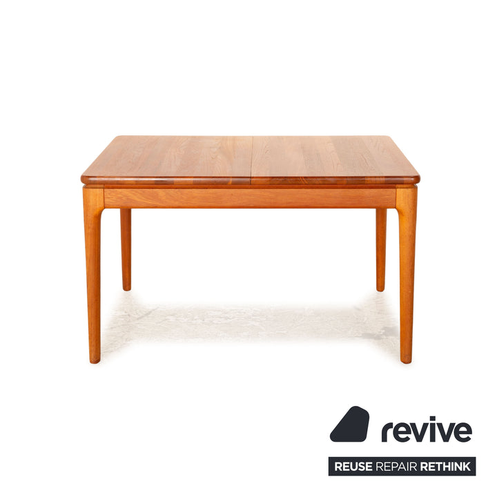 Glostrup Holz Esstisch Teak Braun Ausziehfunktion Vintage Danish Design 125/209 x 75x 90 cm