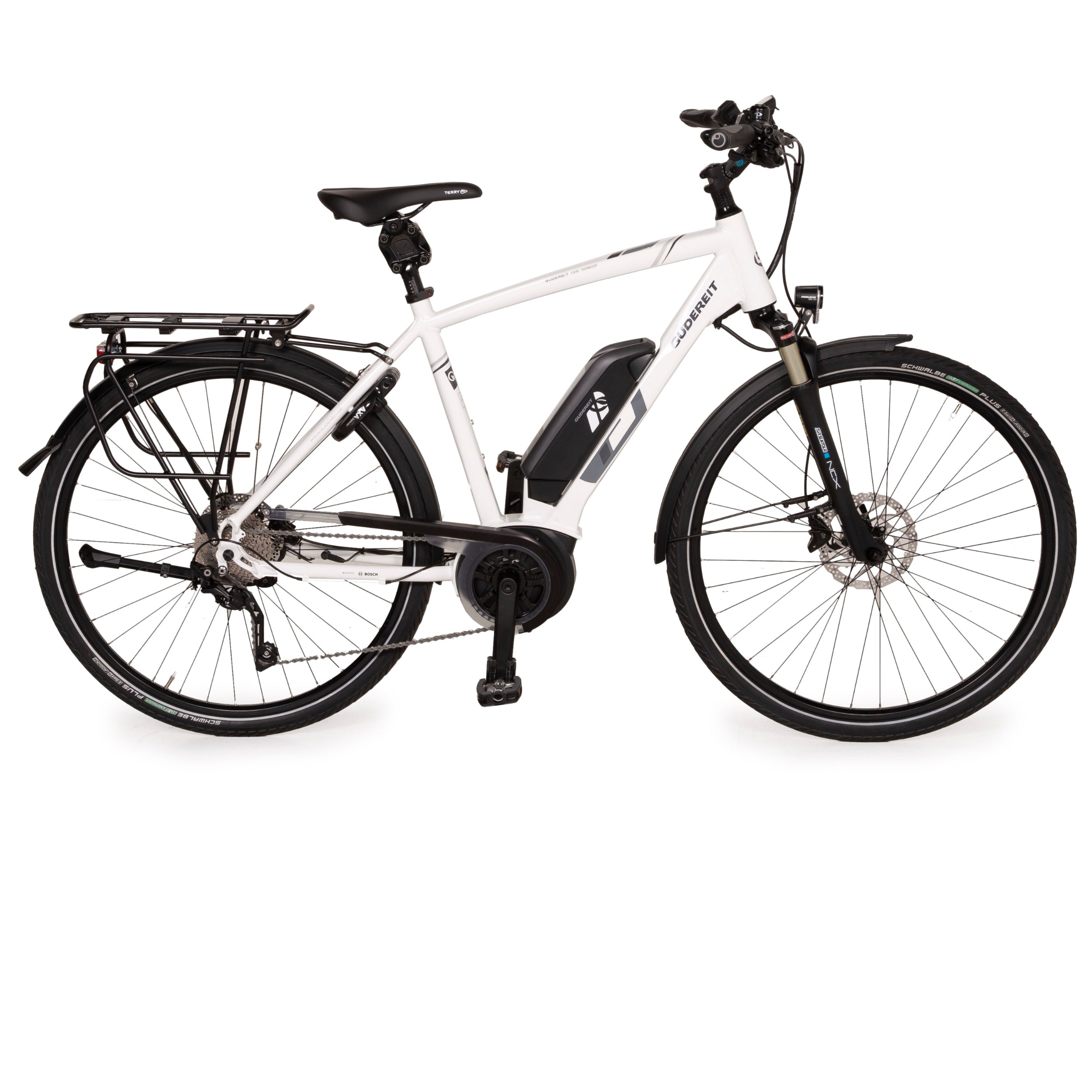 Gudereit E-Trekking Bike ET-7 EVO 2020 Weiß Aluminium