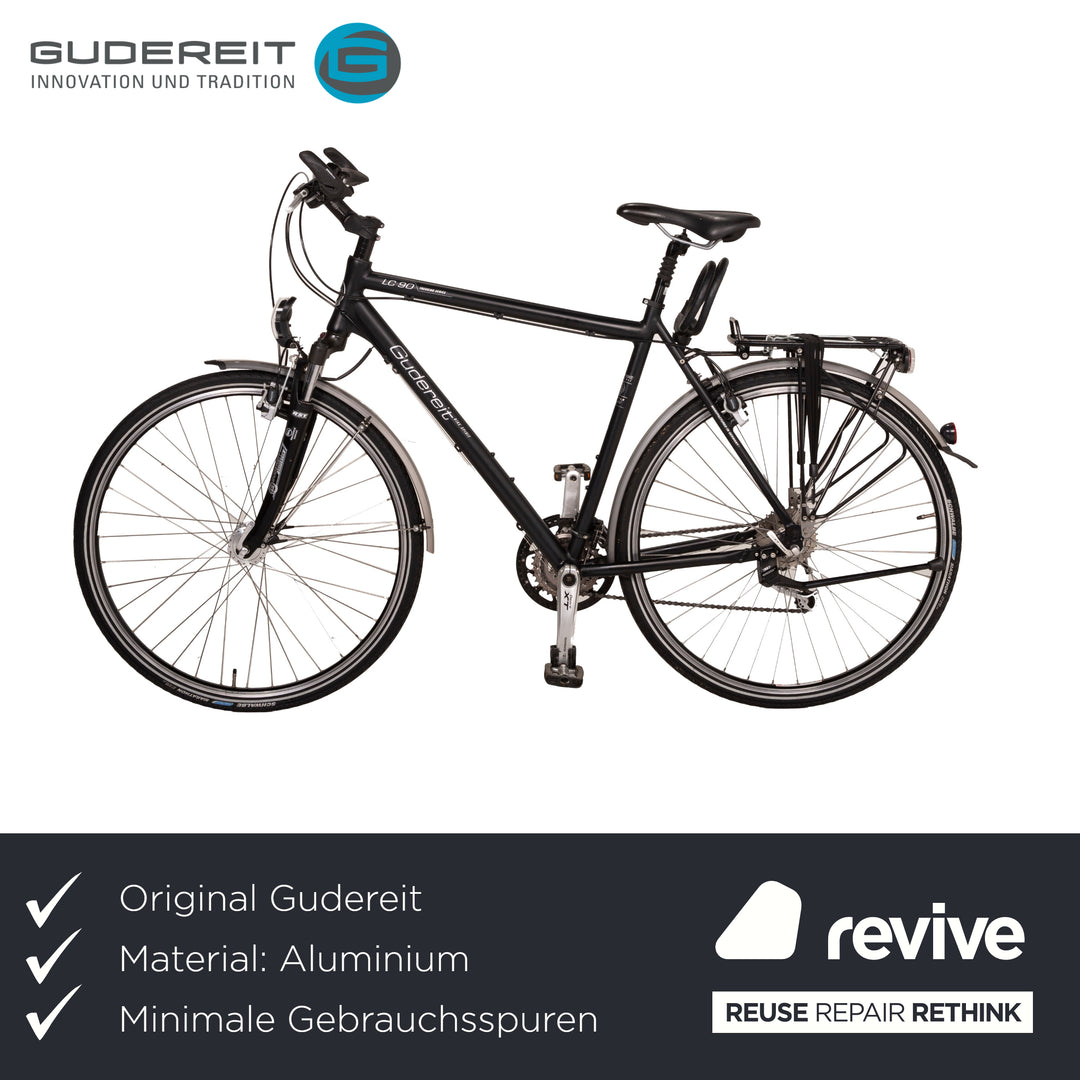 trekkingrad gudereit lc 90 Gudereit Trekkingbike Schwarz Aluminium - 2. Hand