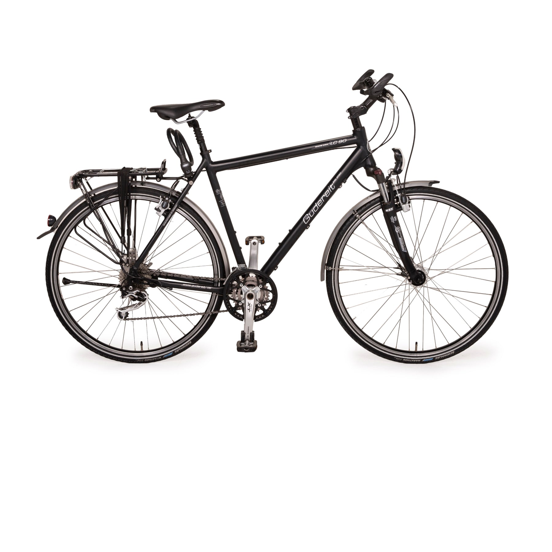 Gudereit Trekkingbike Schwarz Aluminium