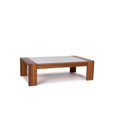 hülsta Holz Glaz Couchtisch Braun Tisch #11088
