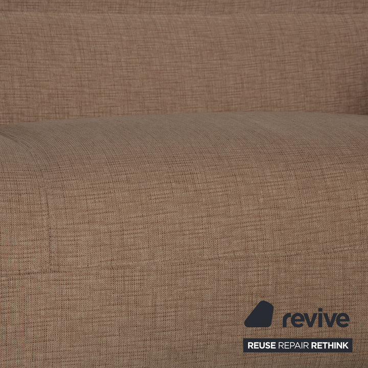 Habitat Stoff Sofa Beige Zweisitzer Couch