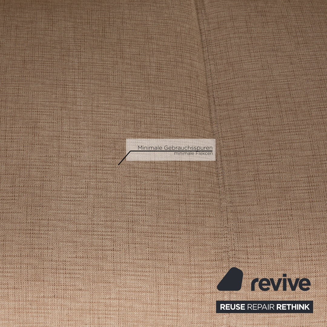 Habitat Stoff Sofa Beige Zweisitzer Couch
