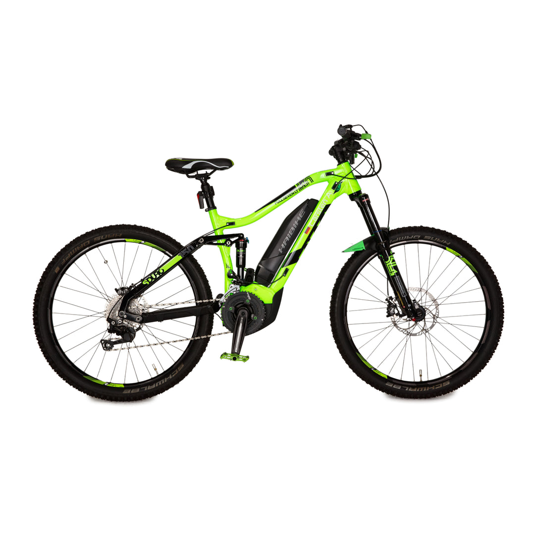 e mountainbike grün HAIBIKE E-Mountainbike FULLSEVEN LT 4.0 2019 Grün Aluminium - 2. Hand