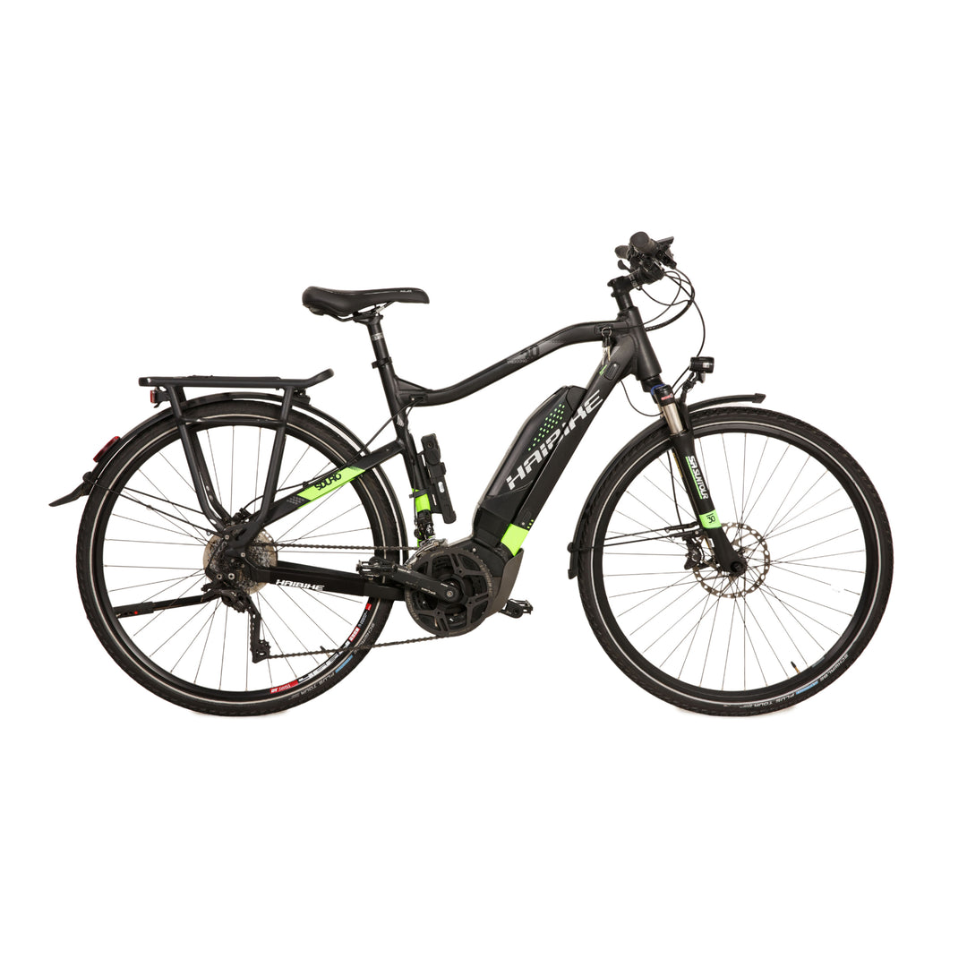 trekking e bike 2018 HAIBIKE E-Trekking Bike SDURO Trekking 6.0 Trekking 2018 Schwarz Aluminium - 2. Hand