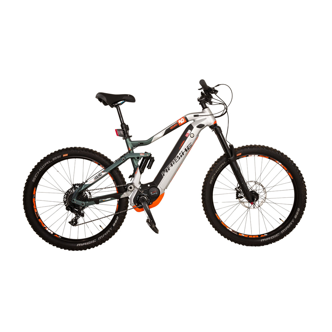 HAIBIKE E-Mountainbike XDURO NDURO 8.0 2018 Silber Aluminium