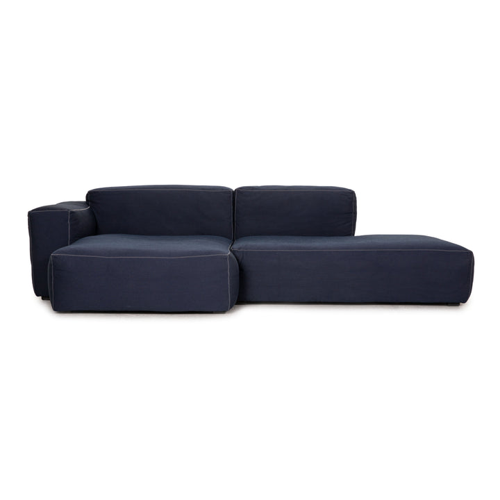 Hay Mags Stoff Sofa Blau Ecksofa Couch