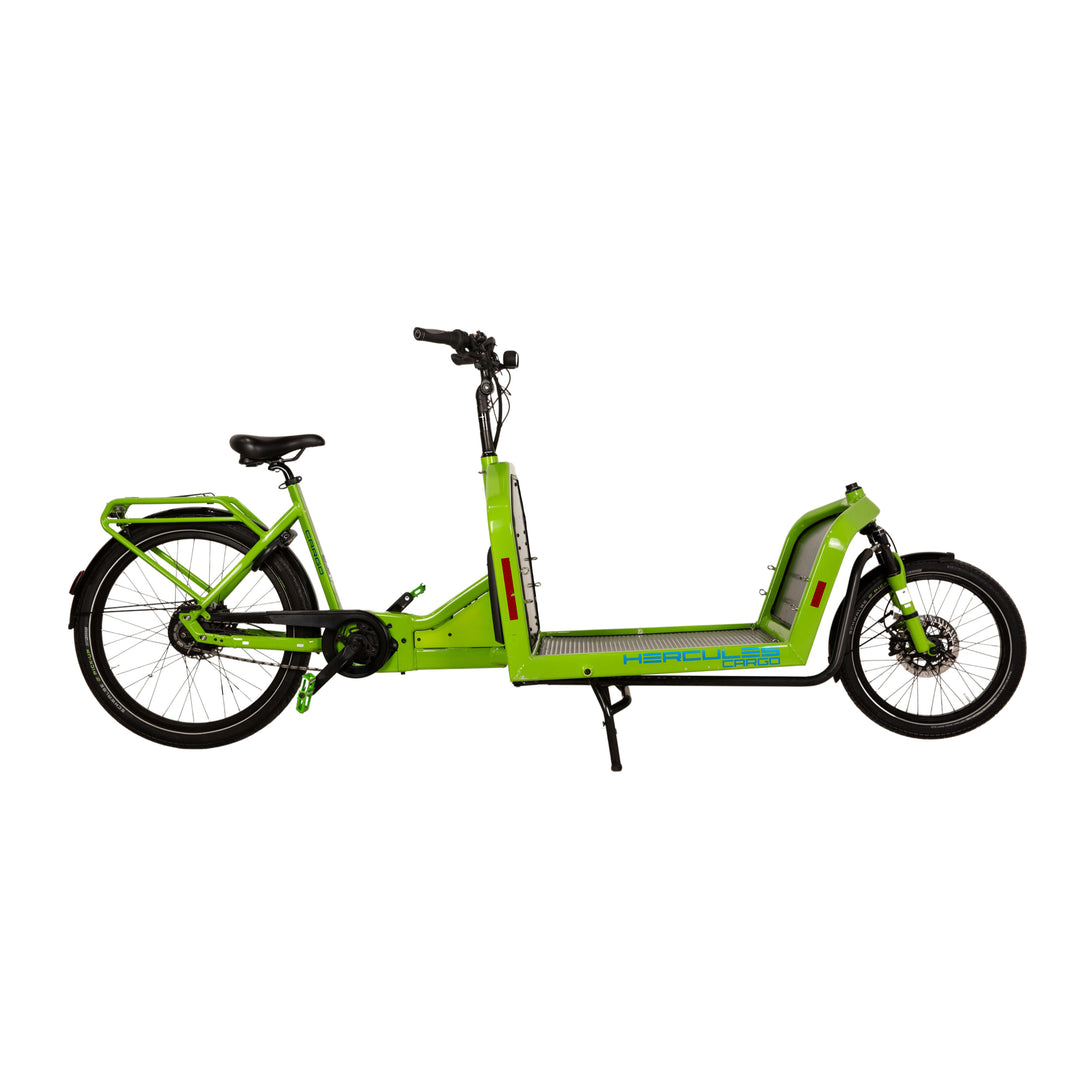 lastenfahrrad hercules HERCULES E-Lastenrad Cargo 1000 2021 Grün Aluminium - 2. Hand