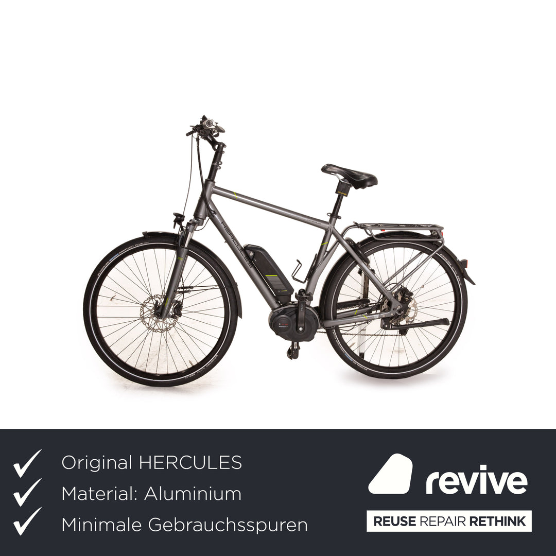Hercules E-IMPERIAL 180 S R8 500 2016 E-Trekking Bike Gray RH 55 Bicycle