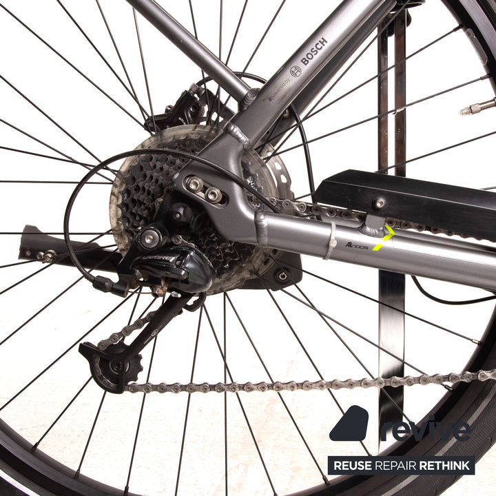 Hercules E-IMPERIAL 180 S R8 500 2016 E-Trekking Bike Gray RH 55 Bicycle