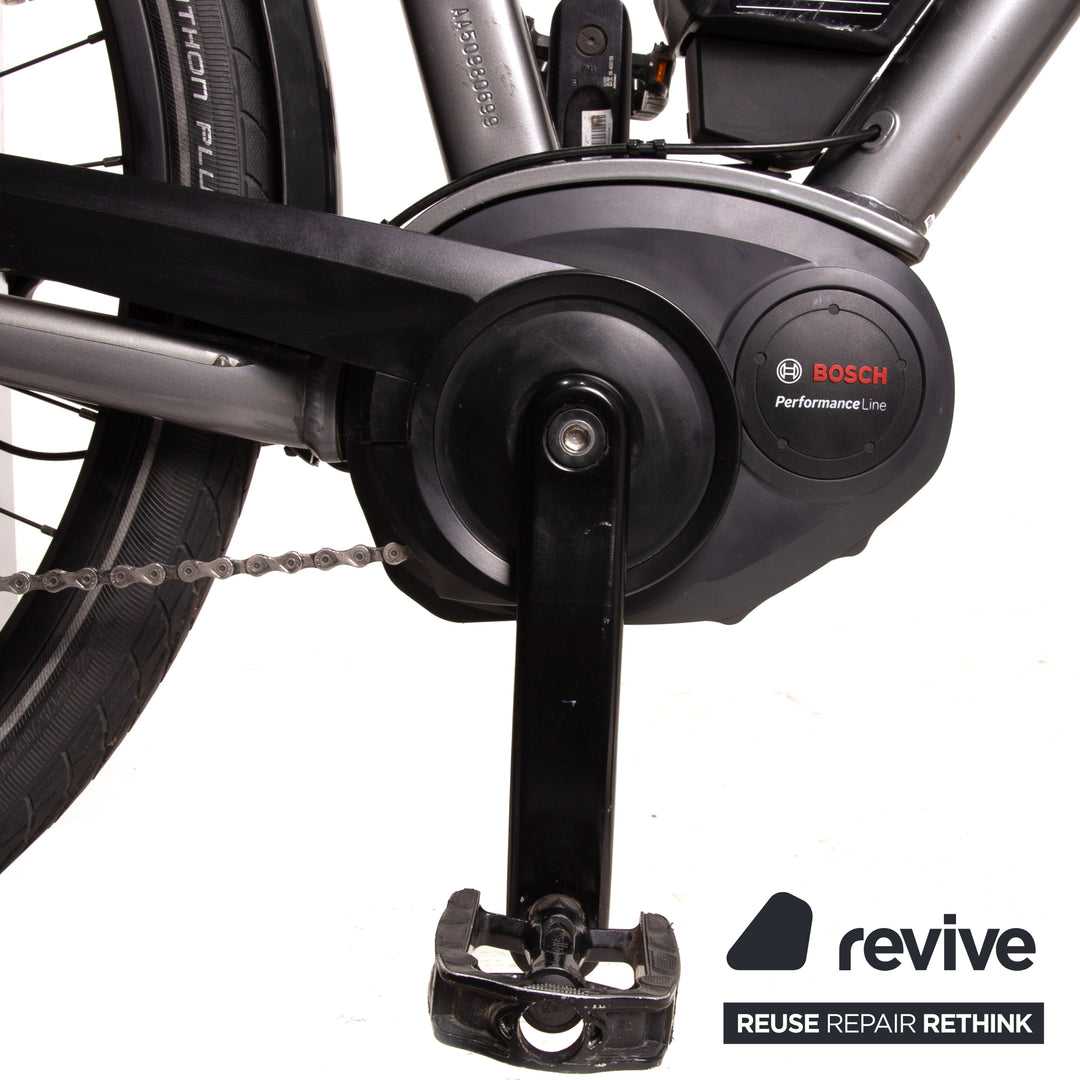 Hercules E-IMPERIAL 180 S R8 500 2016 E-Trekking Bike Gray RH 55 Bicycle