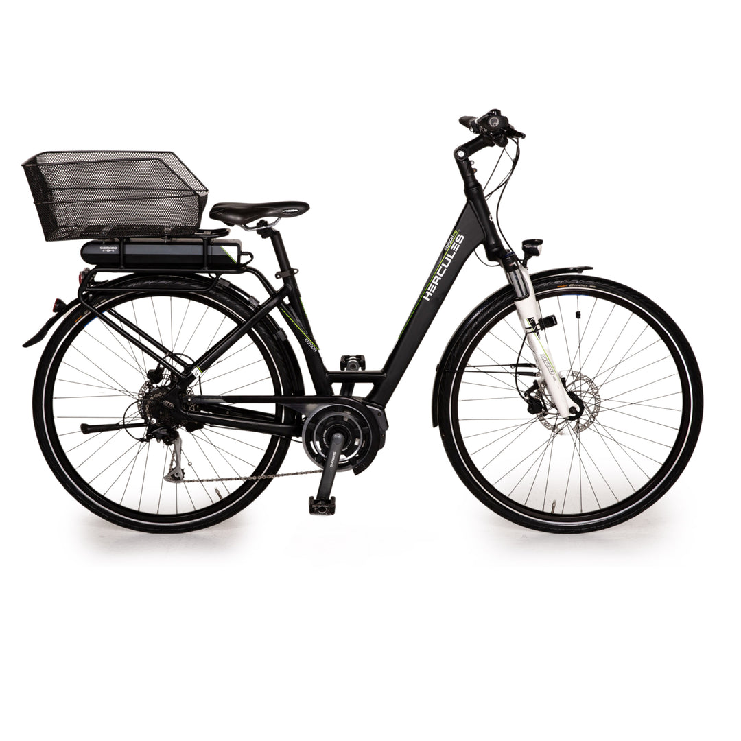 e bike trekking hercules HERCULES E-Trekking Bike EDISON F8 2015 Schwarz Aluminium - 2. Hand
