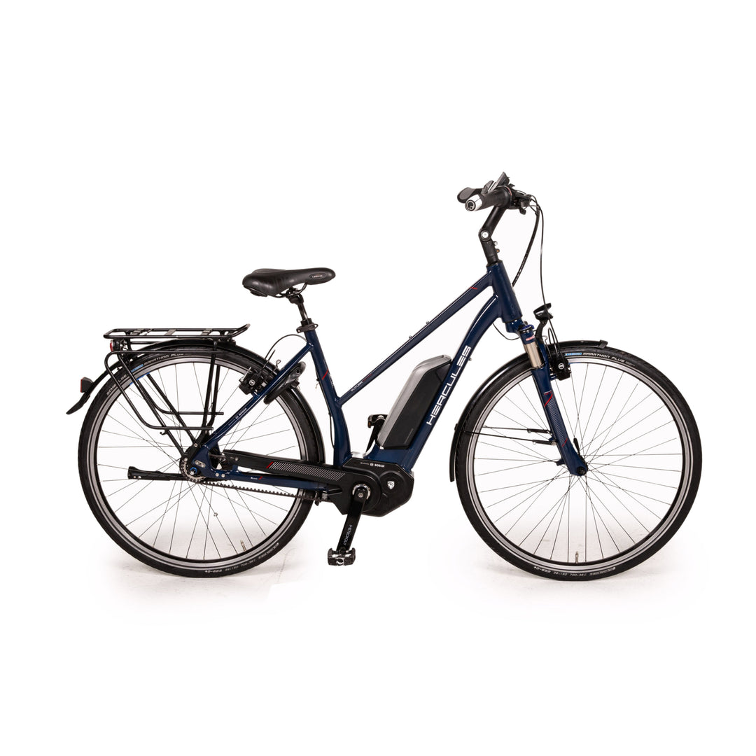 citybike hercules HERCULES E-City Bike FUTURA R8 GATES 500 2016 Blau Aluminium - 2. Hand