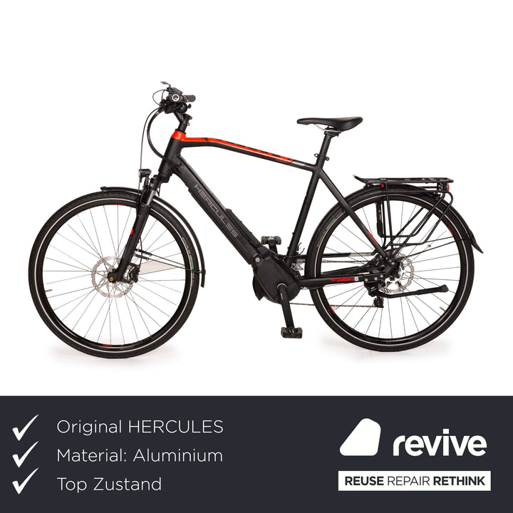 Hercules Pasero I 650 2019 Almunium Fahrrad Schwarz E-Trekking Bike RH 57cm 28" F