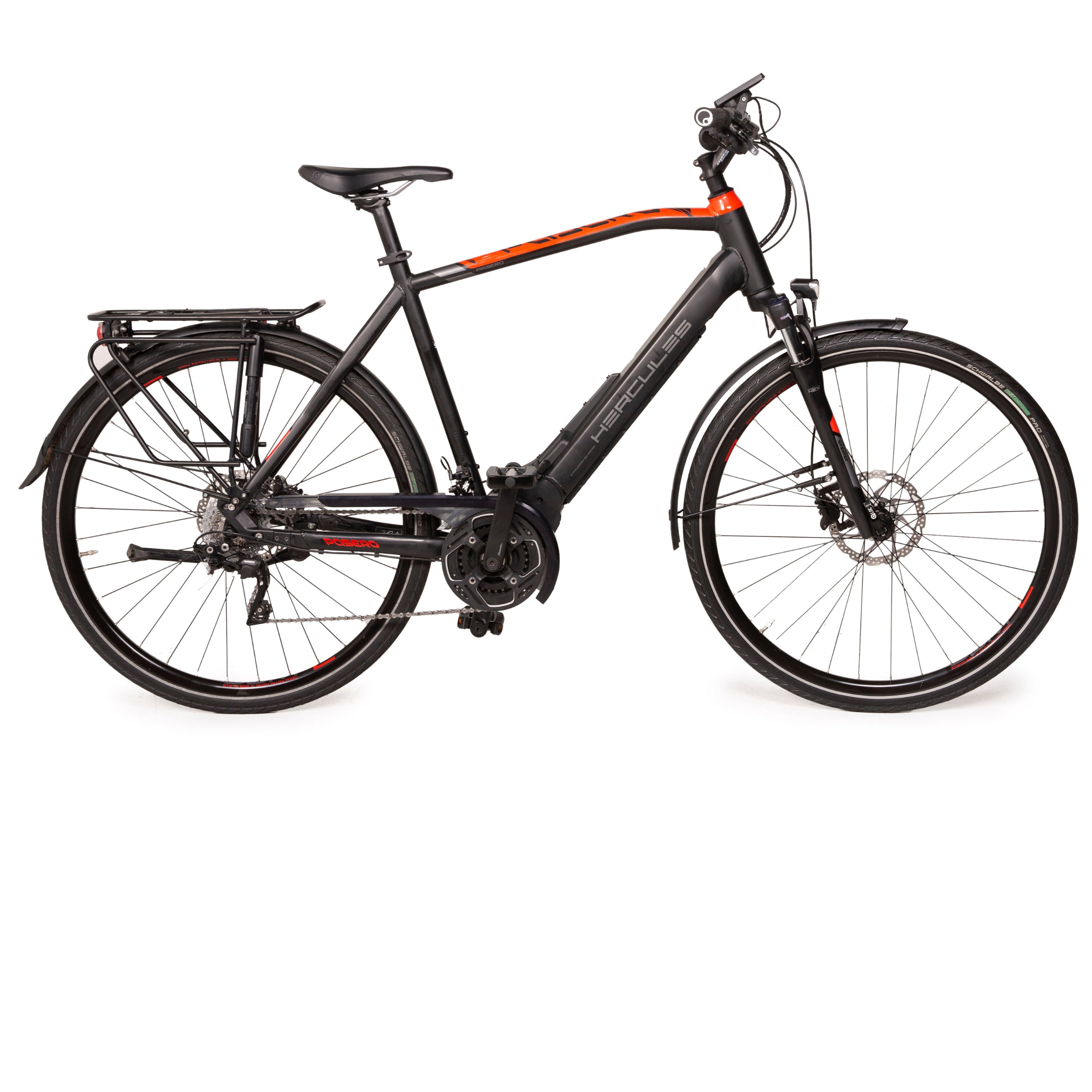 hercules trekkingräder HERCULES E-Trekking Bike PASERO I 650 2019 Schwarz Aluminium - 2. Hand
