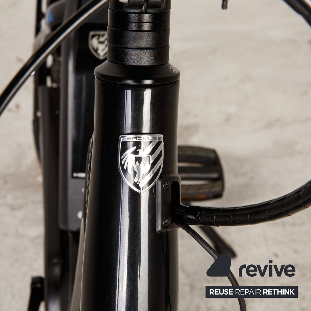 Hercules ROBERT/-A R8 2020 Aluminum E-City Bike RG46cm Black Bicycle