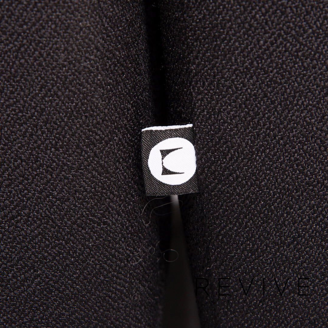 Herman Miller Love Seat Fabric Sofa Black Two Seater Feature Modular Couch #15296