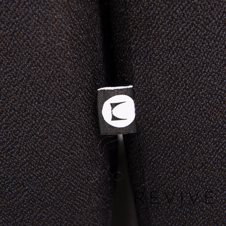 Herman Miller Love Seat Fabric Sofa Black Two Seater Feature Modular Couch #15296